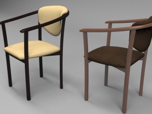 chair 3D मॉडल