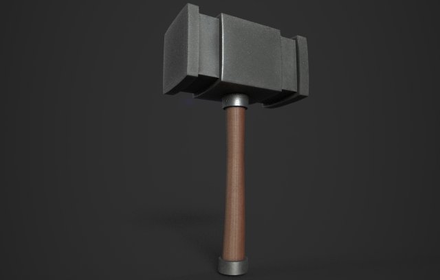 hammer 3D मॉडल .c4d .max .obj .3ds .fbx .stl .blend 