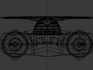space ship 2099 Modelo 3D