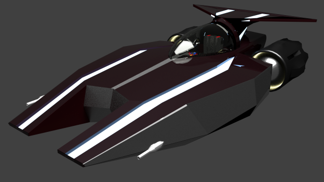 space ship 2099 Modelo 3D .c4d .max .obj .3ds .fbx .stl .blend 