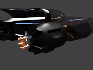 space ship 2099 Modelo 3D