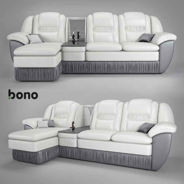 sofa bono chester2 3Dモデル .c4d .max .obj .3ds .fbx .stl .blend