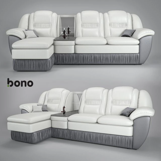 sofa bono chester2 3D Model .c4d .max .obj .3ds .fbx .stl .blend