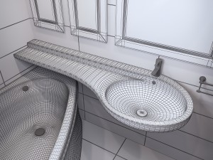 sink bonito 3D 模型