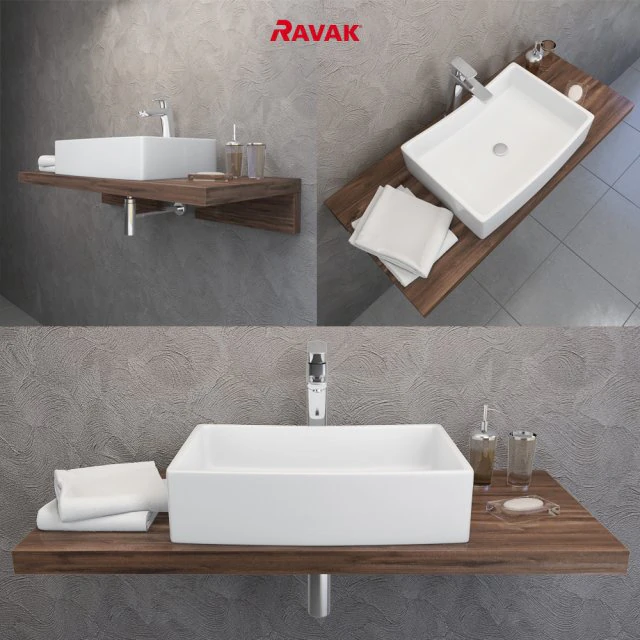 sink ravak formy 3D Model .c4d .max .obj .3ds .fbx .stl .blend 