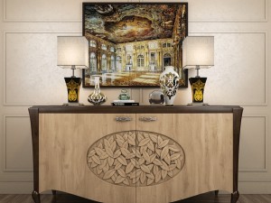 sideboard arkeos kronos k100 noce grano 3D मॉडल