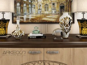 sideboard arkeos kronos k100 noce grano 3D Model