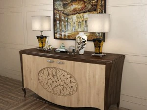 sideboard arkeos kronos k100 noce grano 3D Model