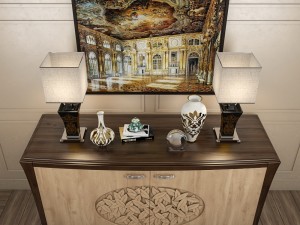 sideboard arkeos kronos k100 noce grano Modèle 3D