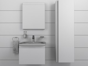bathroom furniture ravak 10 3D Model