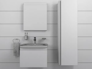 bathroom furniture ravak 10 3D Model