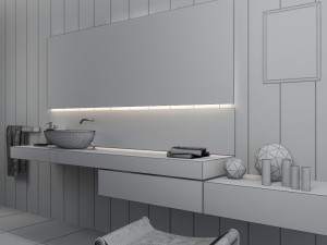 washbasin agape drop Modello 3D