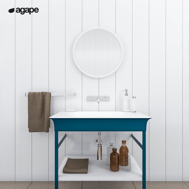 washbasin agape novecento xl 3D Model .c4d .max .obj .3ds .fbx .stl .blend