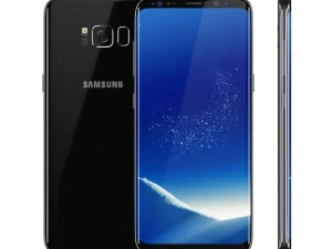 Samsung Galaxy S8 modello nero Modello 3D