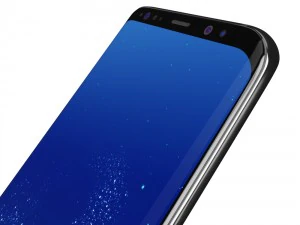 samsung galaxy s8 black model 3D Model
