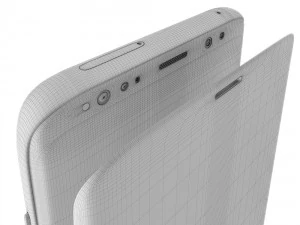 samsung galaxy s8 black model 3D Model