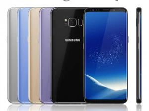 samsung galaxy s8 all colors 3D Model