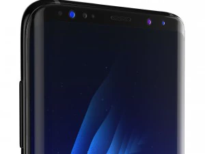 samsung galaxy s8 plus midnight black model 3D Model