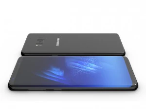 samsung galaxy s8 plus midnight black model 3D Model