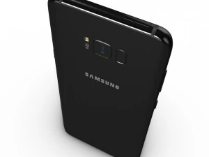 samsung galaxy s8 plus midnight black model 3D Model