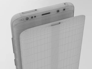 samsung galaxy s8 plus midnight black model 3D Model