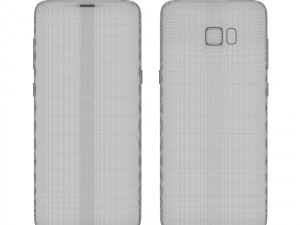 samsung galaxy s8 plus midnight black model 3D Model