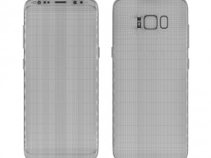 samsung galaxy s8 and s8 plus collection 3D 模型