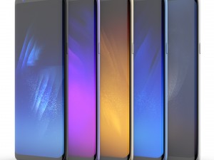 samsung galaxy s8 and s8 plus collection 3D 模型