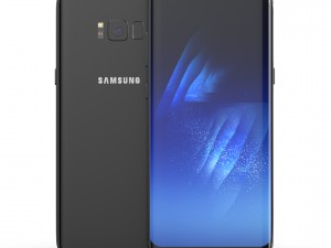 samsung galaxy s8 and s8 plus collection 3D 模型