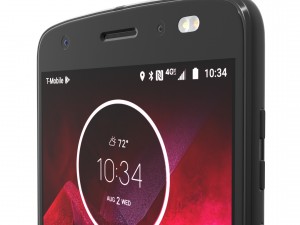moto z2 force black model Modèle 3D