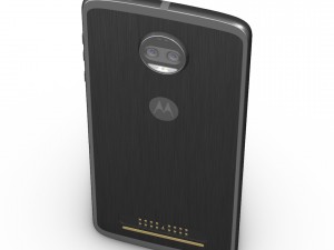 moto z2 force black model Modèle 3D