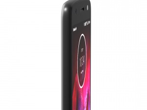 moto z2 force black model Modèle 3D