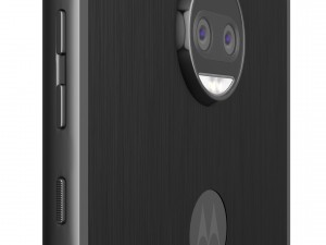moto z2 force black model Modèle 3D
