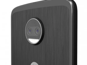 moto z2 force black model 3D Model
