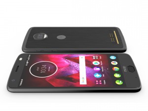 moto z2 force black model Modèle 3D