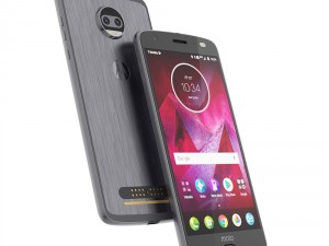 moto z2 force gray model Model 3D