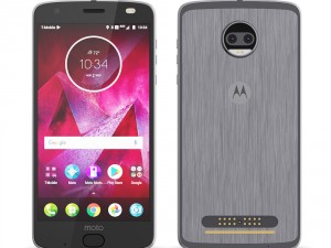 moto z2 force gray model Model 3D