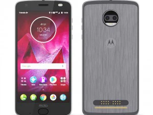 moto z2 force gray model 3D Model