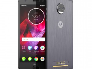 moto z2 force gray model Model 3D