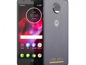 moto z2 force gray model 3D Model