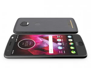 moto z2 force gray model 3D Model