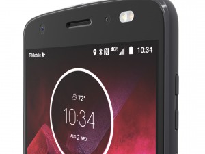 moto z2 force gray model Model 3D