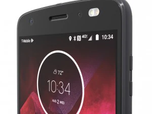 moto z2 force gray model 3D Model