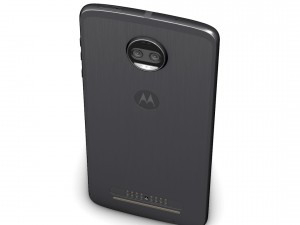 moto z2 force gray model Model 3D