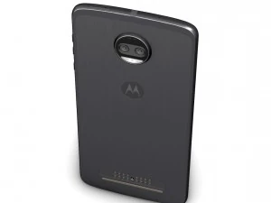 moto z2 force gray model 3D Model