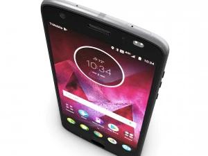 moto z2 force gray model 3D Model