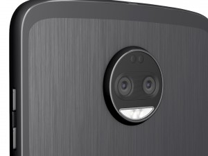 moto z2 force gray model Model 3D