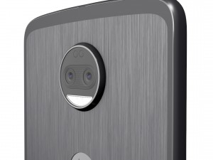 moto z2 force gray model Model 3D