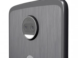 moto z2 force gray model 3D Model
