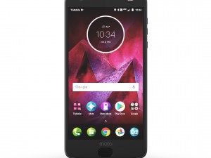 moto z2 force gray model Model 3D